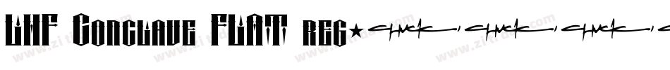 LHF Conclave FLAT reg字体转换